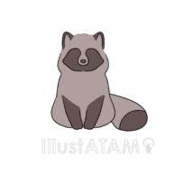 リアルな手書きのたぬき