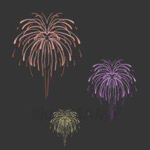 リアルな打ち上げ花火