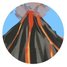 リアルな火山