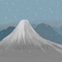 リアルな雪山