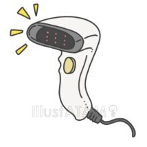 レジのスキャナー