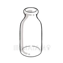 レトロな牛乳瓶