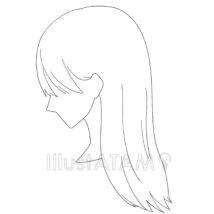 ロングヘアの女の子