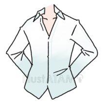 ワイシャツの着崩し