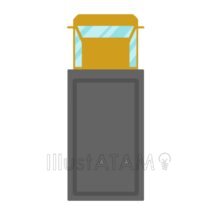 上から見たダンプカー,ダンプカー,トラック,俯瞰,働く車,建設,車のイラスト素材
