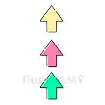 上向きの矢印