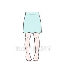 下半身（スカート）
