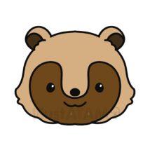 保育園の動物（タヌキ）