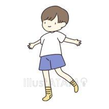 半ズボンの少年