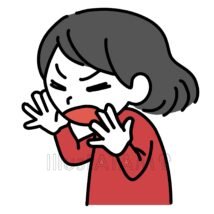 叫ぶ女の子
