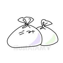 可愛いゴミ捨て