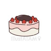 可愛い簡単な誕生日ケーキ