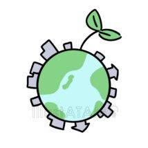 地球環境,地球,植物,環境のイラスト素材