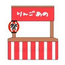 夏祭りの屋台