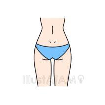 女性のお尻（色あり）