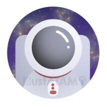 宇宙飛行士のアイコン