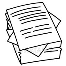 山積みの書類