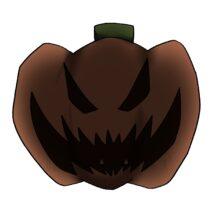 怖いハロウィンのかぼちゃ