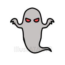 怖いハロウィン（簡単なおばけ）