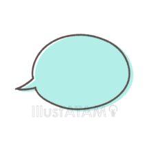 手書きのかわいい吹き出し