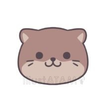 手書きのカワウソ