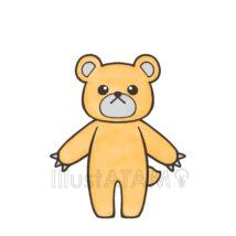 手書きのクマ（キャラメル）