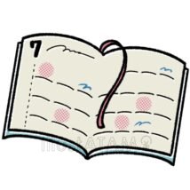 手書きのスケジュール帳