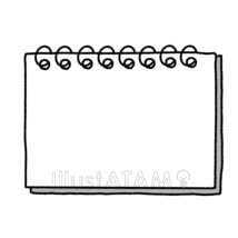 手書きのスケッチブック