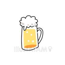 手書きのビール