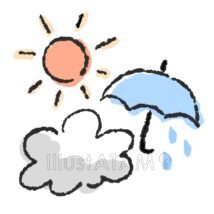 手書きの天気