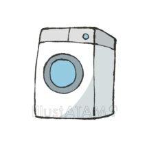 手書きの洗濯機