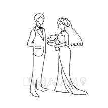 手書きウェディング