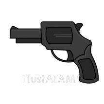 拳銃,危険,武器,銃のイラスト素材