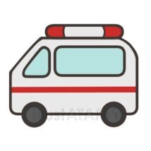 救急車,乗り物,働く車,救急車,車のイラスト素材