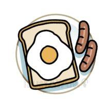 朝ごはんのパン