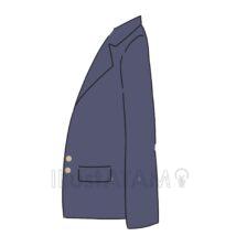 横から見たブレザー