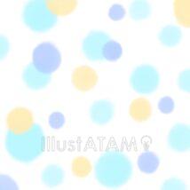 水玉模様（カラフル）