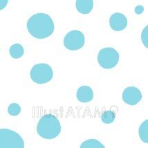 水玉模様（青色）