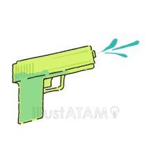 水鉄砲（緑色）