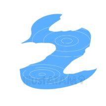 水面にうつる雲