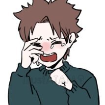 泣く男