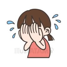 泣く（女の子）
