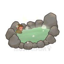 温泉（サル付き）