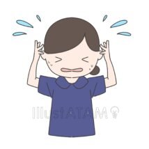 焦る看護師