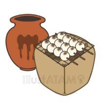 焼きたてのみたらし団子