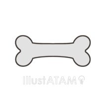 犬の骨（白色）