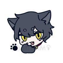 猫の擬人化ミニキャラ