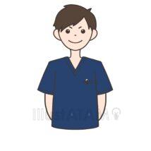 男性看護師（ネイビー）