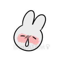 病気のウサギ（発熱）