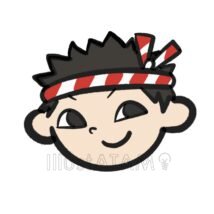 祭のハチマキ,お祭り,ハチマキ,元気,和風,男の子,顔のイラスト素材